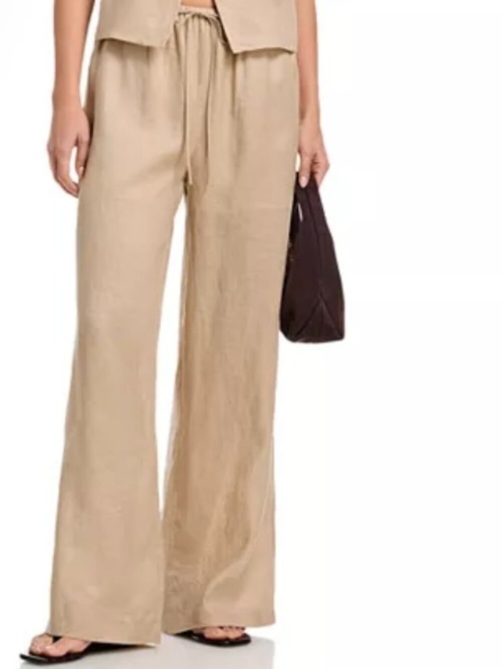 FRAME THE LINEN LOUNGE PANT XS EX COND